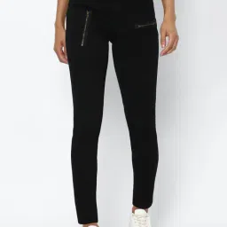 Solly by Allen Solly Black Skinny Fit Lightly Washed Jeans-image-49