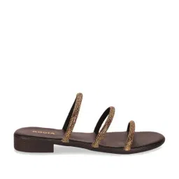 Rocia by Regal Women's Antique Gold Casual Sandals-picture-26