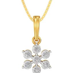 Joyalukkas 18k Gold & Diamond Pendant with Chain for Women-picture-30