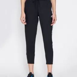 adidas Black Striped Regular Fit W KT 3S TAP PT Track Pants-image-87