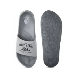 U.S. Polo Assn. Men's Grey Slides image 3