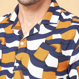 YU by Pantaloons Multi Regular Fit Printed Shirt image 5