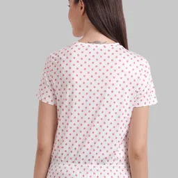 Parx White & Red Regular Top image 5