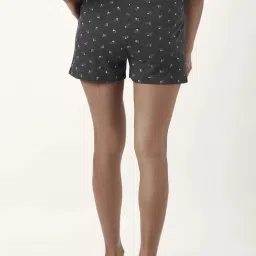 Dreamz by Pantaloons Black Peach Cotton Printed Shorts image 5