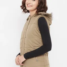 Crimsoune Club Beige Quilted Jacket image 3