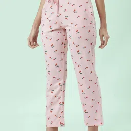 Dreamz by Pantaloons Blue Pink Cotton Printed Pyjamas image 5