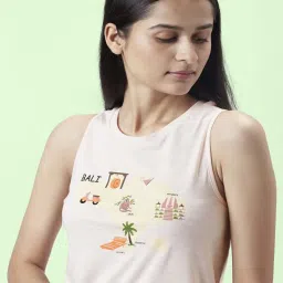 Dreamz by Pantaloons Pink Cotton Graphic Print Top Shorts Set image 5