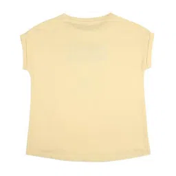 Pepe Jeans Kids Light Yellow Mickey Print T-Shirt image 2