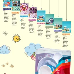 Servewell Minions Yellow Melamine Fries Dip Bowl Set (0.8 L) image 5