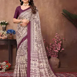 Styleveda Ethnic Motifs Printed Saree-picture-14