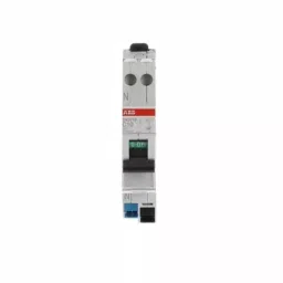 ABB SN201 MCB, 1+N, 10A Curve C, 230 V AC, 4.5 kA Breaking Capacity, 2CSS245202R0104 image 2