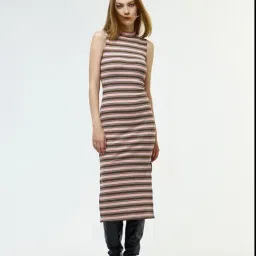 Cover Story Pink Stripes Dress-image-10