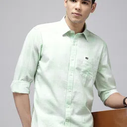 Arrow Manhattan Slim Fit Checked Pure Cotton Casual Shirt-picture-33