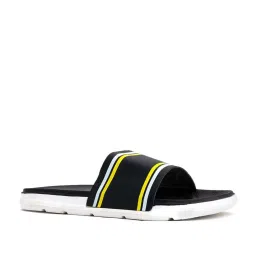 khadim Pro by Khadim's Men's Black Slides image 2