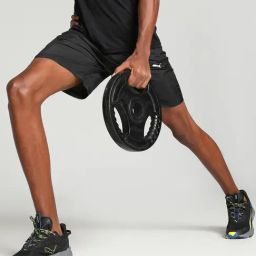 Puma NRP India Jet Black Regular Fit Sports Shorts-picture-38