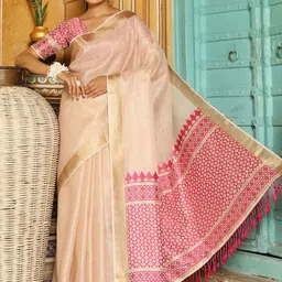 Astita Woven Design Zari Saree image 5