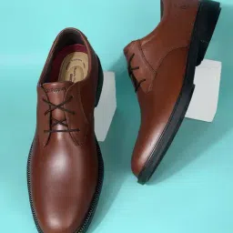 Hush Puppies by Bata Men's Brown Derby Shoes-picture-27