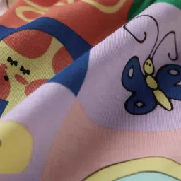 The Souled Store Girls Multicolor Cotton Printed Regular Dress image 5