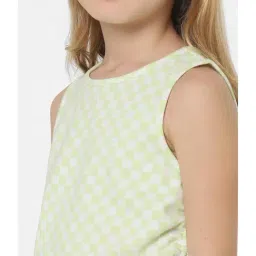 KIDS ONLY Green & White Checks Top image 5