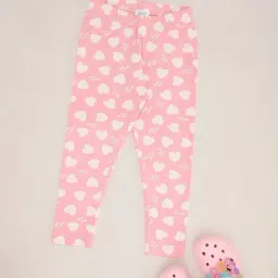 Pantaloons Junior Girls Cameo Pink Skinny Fit Leggings-image-81