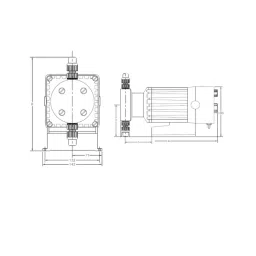 Milton roy B 12 Dosing Pump 17 lph 75 W image 2