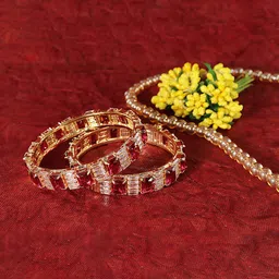 LAVAZZA Set Of 2 Stone-Studded Bangles image 1