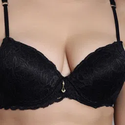 MAKCLAN Floral Medium Coverage Underwired Lightly Padded Bra image 5