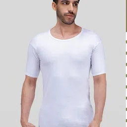 Amul Comfy Men Pack Of 9 Solid Cotton Undershirt Vest-picture-29