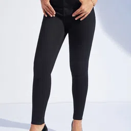 Miss Chase Women Skinny Fit High-Rise Heavy Fade Stretchable Jeans-image-48