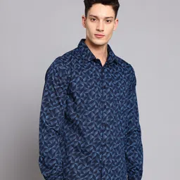 TRIGGER Men Slim Fit Printed Casual Shirt image 5