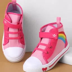 Cute Walk by Babyhug Casual Shoes With Velcro Closure - Pink-picture-13