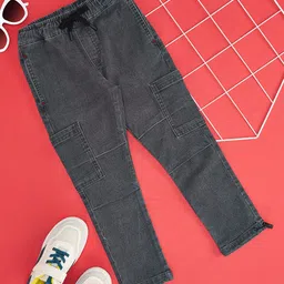 Pantaloons Junior Solid Jeans - Grey-picture-25