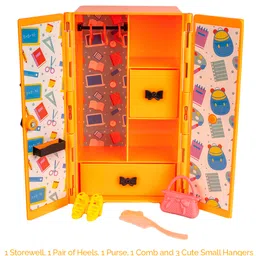 Ratnas Pretty Storewell with Accessories - Orange image 1