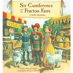 penguin random house Sir Cumference and the Fracton Faire Story Book By Cindy Neuschwander - English-picture-10