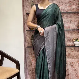V3 FASHION STUDIO Pure Chiffon Jamdani Saree-picture-35