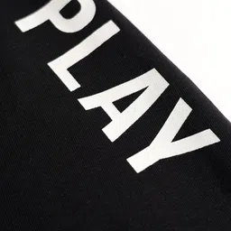 Babyhug Terry Knit Full Length Lounge Pant With Play Print - Black image 3