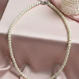 MANSIYAORANGE Brass Rhodium-Plated Necklace-picture-39
