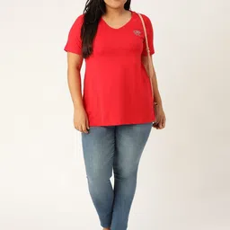 theRebelinme Women V-Neck T-shirt image 5