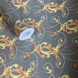 Jaamso Royals Grey & Yellow Printed Waterproof Wall Sticker-picture-15