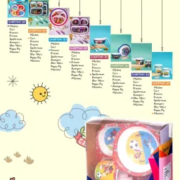 Servewell Mickey Multicolor Melamine Kids 5Pcs Dinner Set (0.67 L) image 5