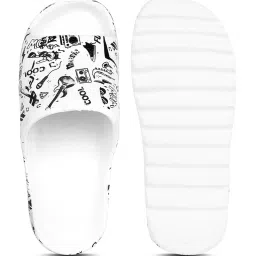 Pampy Angel Men's White Slides image 5