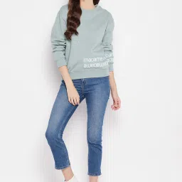 MADAME Sage Green Fleece Sweatshirt image 4