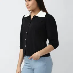 Van Heusen Black Shirt image 3