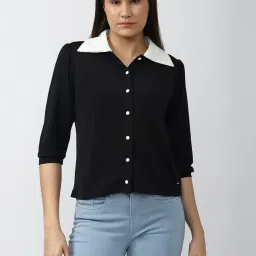 Van Heusen Black Shirt image 1