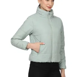 Monte Carlo Light Green Quilted Jacket image 4