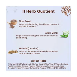 Blue Nectar Almond & Flax Seed Ubtan Face Mask & Pack - 100 gm image 2