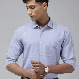 Park Avenue Slim Fit Checked Formal Shirt-picture-39