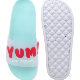 Pampy Angel Women's Blue Slides image 5