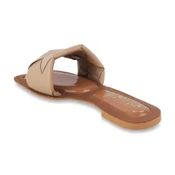 Catwalk Women's Beige Slides image 5