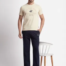 Beverly Hills Polo Club Navy Pure Cotton Lounge Pants image 5